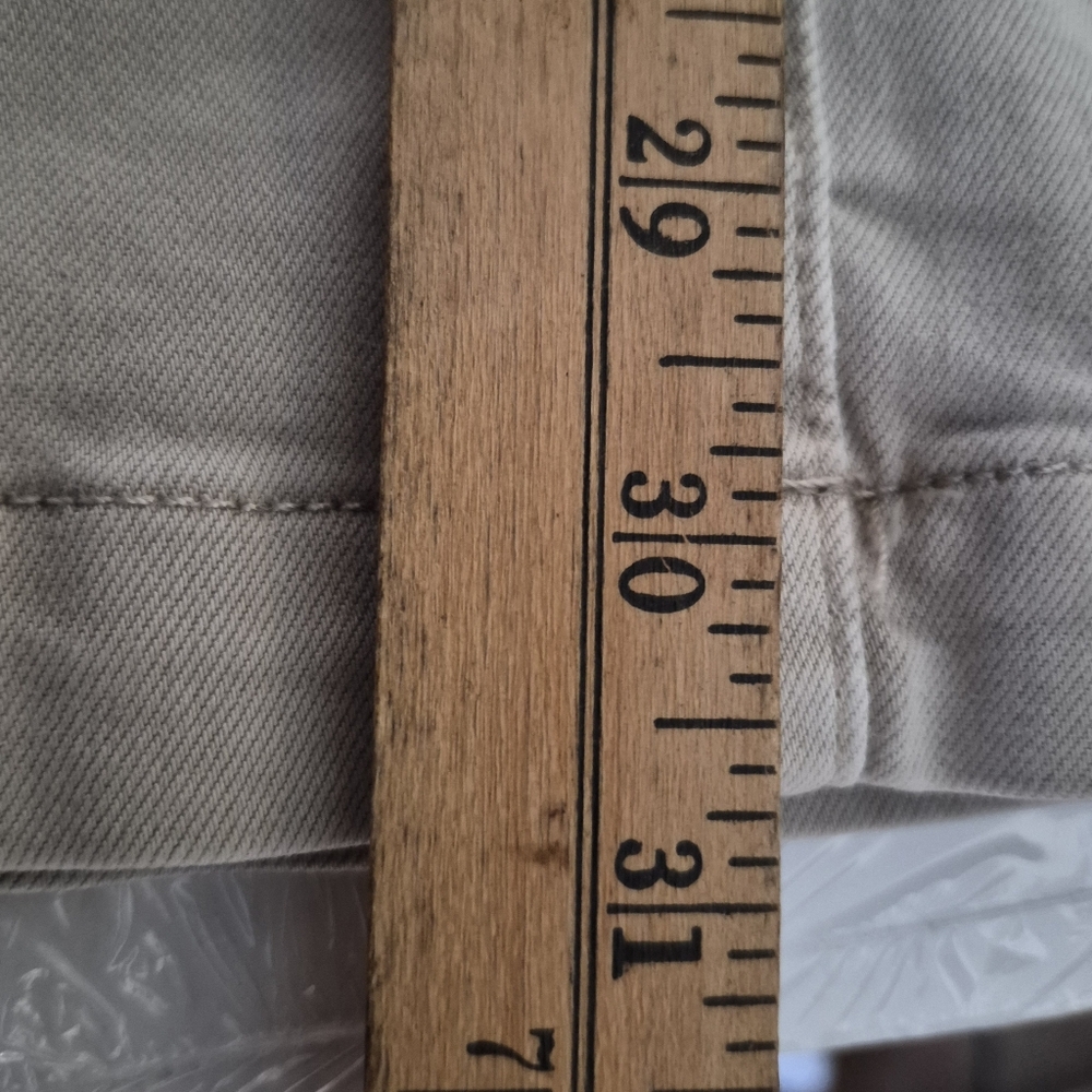 PAIGE Wide Leg High-Rise Jeans in Light Beige - Picture 15 of 16